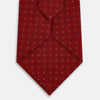 View 3 of product Red Geometric Pin-Dot Silk Tie OS
