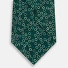 View 3 of product Forest Green Circle Printed Silk Tie OS