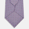 View 3 of product Lilac Dotted Roundel Patterned Silk Tie OS