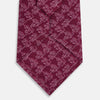 View 3 of product TIES 9.5CM FLORAL JIGSAW PRINTED SILK BURGUNDY OS