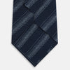 View 3 of product TIES 9.5CM DOT STRIPE PRINTED SILK NAVY OS