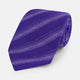 TIES 9.5CM DOT STRIPE PRINTED SILK PURPLE OS