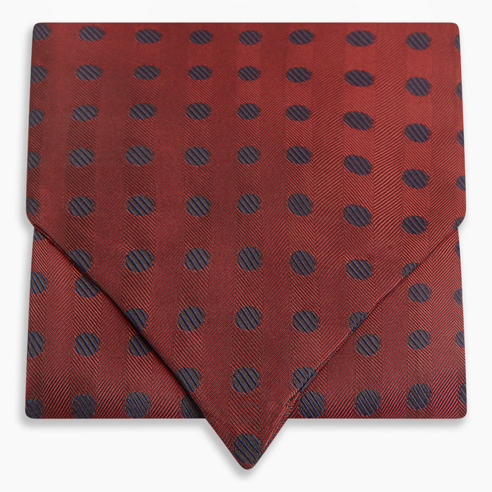 Red Dot Silk Cravat Image 4