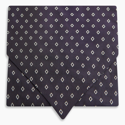 Blue Diamond Silk Cravat Image 4
