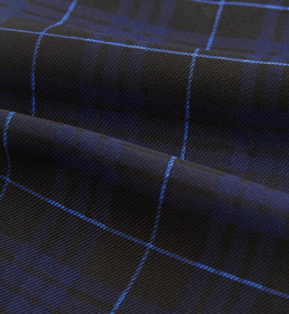 Green Tartan Silk Cravat Image 3