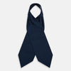 View 2 of product TIES ASCOTS CIRCLES DOTS PRNTED SILK SUPER DRK NVY OS