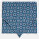 TIES ASCOTS MULTI CRCLE RINGS PRNTD SILK CHARCOAL OS