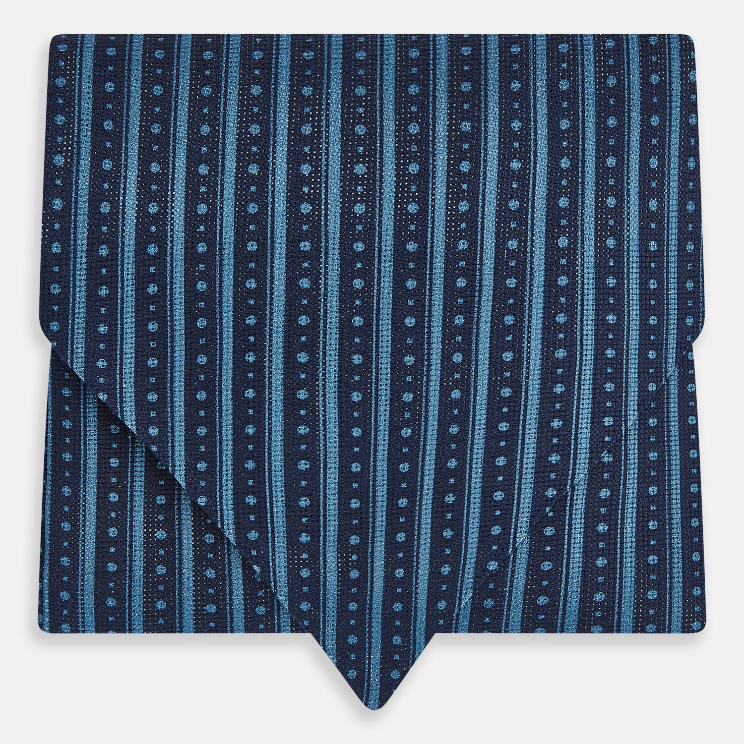 View 1 of product TIES ASCOTS STR AND DOT PRINTED SILK CHARCOAL OS