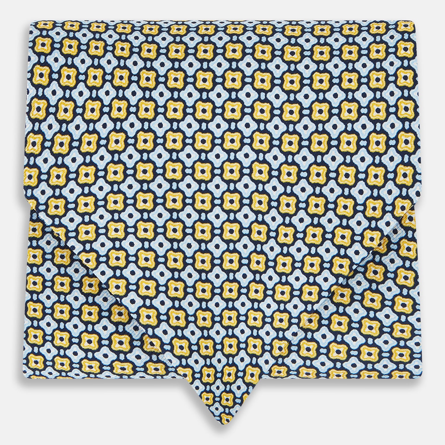 View 1 of product TIES ASCOTS GEOMETRIC MEDALLION PRINTED CITRUS OS