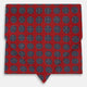 TIES ASCOTS FLORAL MEDALLION PRINTED SILK RED OS