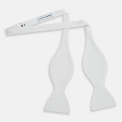 White Marcella Bow Tie Image 1