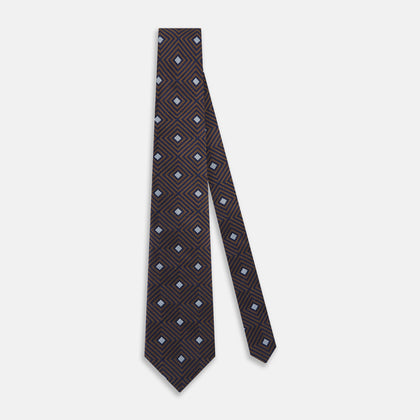 Tomorrow Never Dies Seven-Fold Silk Tie As Seen on James Bond Image 1