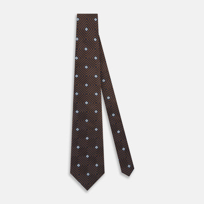 Tomorrow Never Dies Seven-Fold Silk Tie As Seen on James Bond Image 1