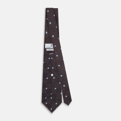 Tomorrow Never Dies Seven-Fold Silk Tie As Seen on James Bond Image 3