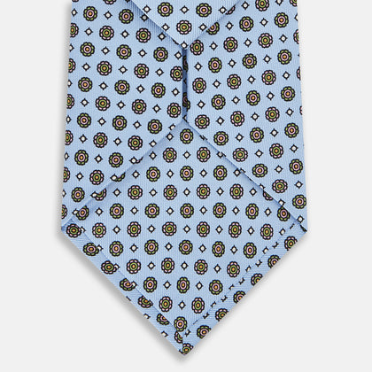 The Great Gatsby Seven-Fold Silk Sky Tie As Seen On Jay Gatsby Image 2