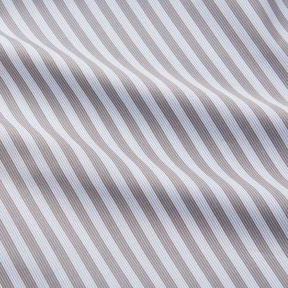 Pale Blue Multi Stripe Cotton Quin Pyjamas Image 2