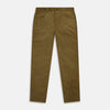 View 1 of product Turnbull & Asser’s Light Green Cord Mylo Trousers feature a straight-leg cut, front and back pockets, button closure, and belt loops—an ideal casual choice in fresh tones.
