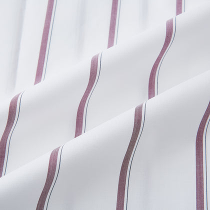 Wine Track Stripe Mayfair Shirt Image 5