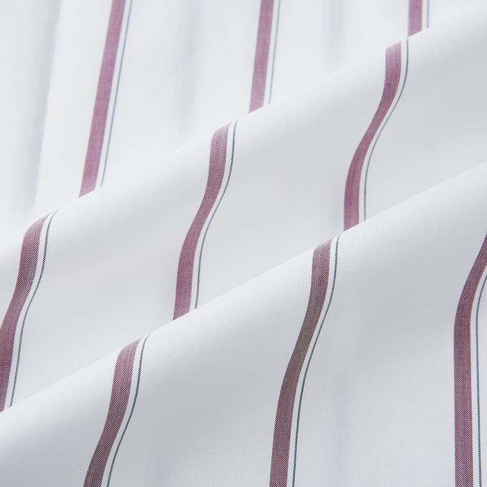 Wine Track Stripe Mayfair Shirt Image 5