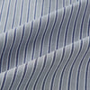 View 8 of product The Turnbull & Asser Grey Ticking Stripe Westminster Shirt features thin vertical grey stripes and a classic collar, showcased against a plain white background.