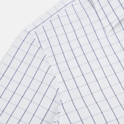 Dark Navy Double-Line Checked Westminster Shirt Image 5