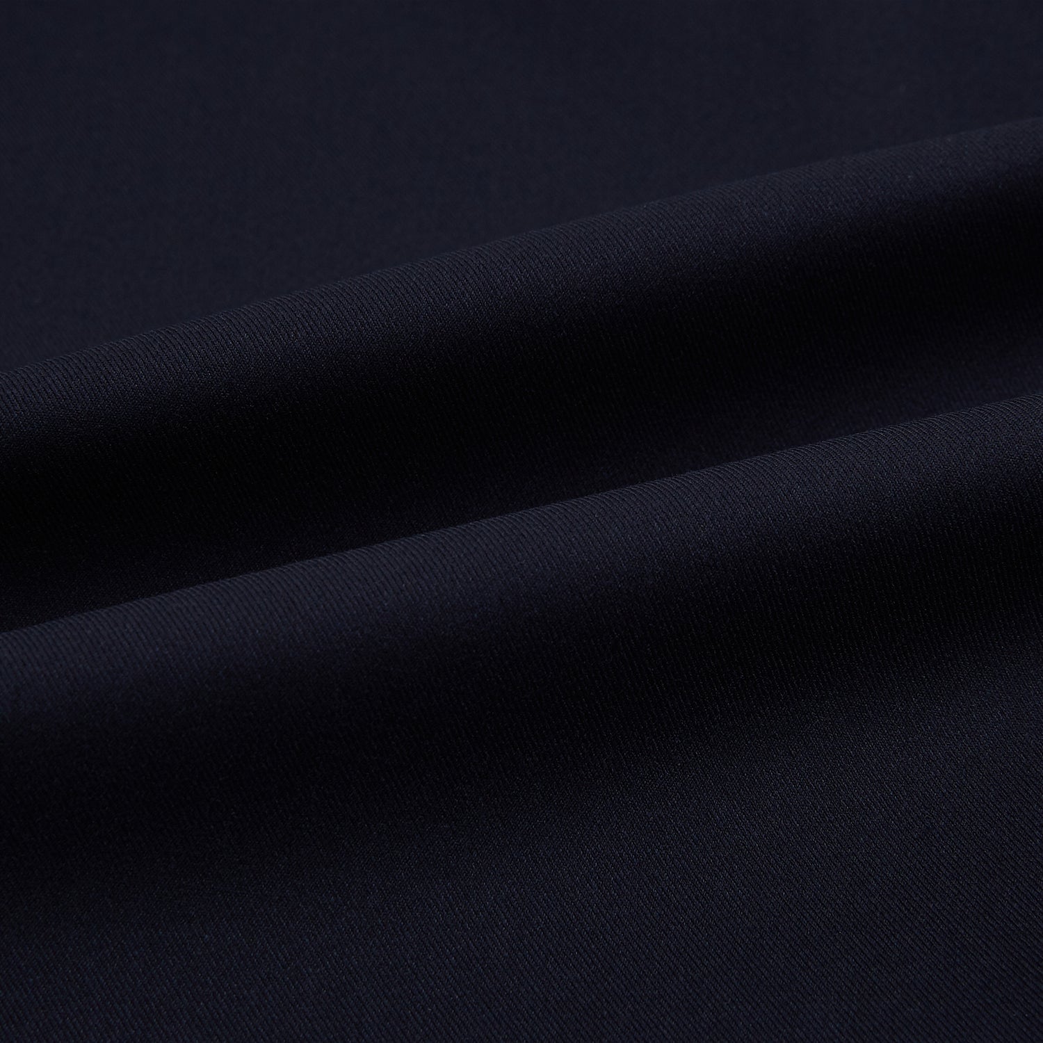 View 8 of product The Navy Twill Windsor Shirt by Turnbull & Asser features long sleeves, a button-up front, British craftsmanship, and a refined Windsor collar, shown in dark navy on a plain white background.