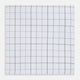 The Turnbull & Asser Hand Rolled Blue Grid Check Handkerchief features a classic blue and black grid on white cotton, neatly folded—a timeless gentleman's accessory.