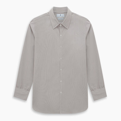 BROWN MICRO GRAPH CHECK WESTMINSTER SHIRT Image 8