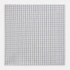 View 1 of product The Sky Blue Multi Graph Check Hand-Rolled Handkerchief by Turnbull & Asser features thin blue, red, and beige lines forming small squares on white fabric. Crafted in England.