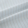 View 8 of product The Turnbull & Asser Grey and Blue Pinstripe Westminster Shirt features fine stripes, a classic collar, and buttoned cuffs—showcasing signature British craftsmanship against a plain white backdrop.