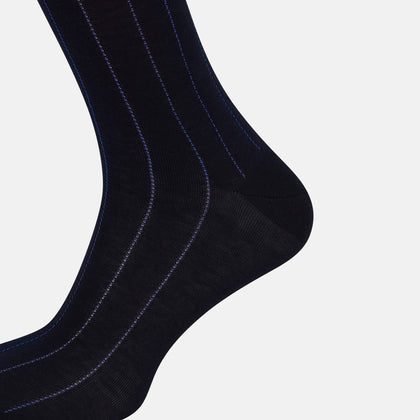 Azzurro Dash Striped Mid-Length Socks Image 3
