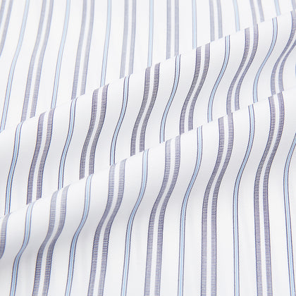 Navy Multi Stripe Mayfair Shirt Image 5