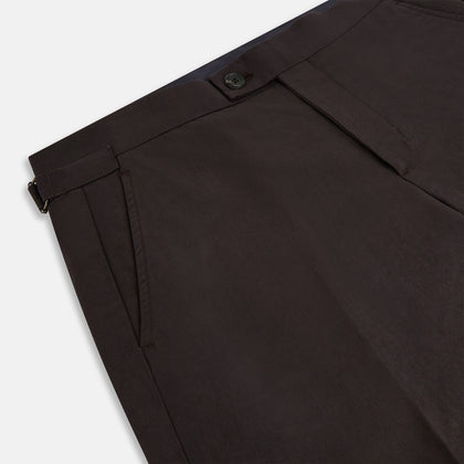 Brown Linen Henry Trousers Image 1