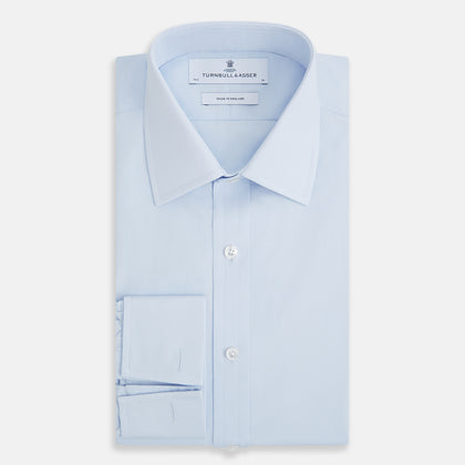 Light Blue Mayfair Shirt Image 4