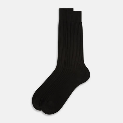 Dark Chocolate Mid-Length Socks Image 1
