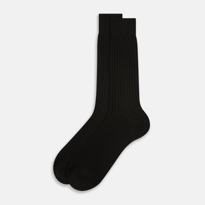 Dark Chocolate Mid-Length Socks Image 1