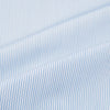 View 6 of product Turnbull & Asser Sky Blue Hairline Multi Stripe Shirt features a contrasting T&A collar and cuffs, long sleeves, and button-down front. Displayed against a plain white background.