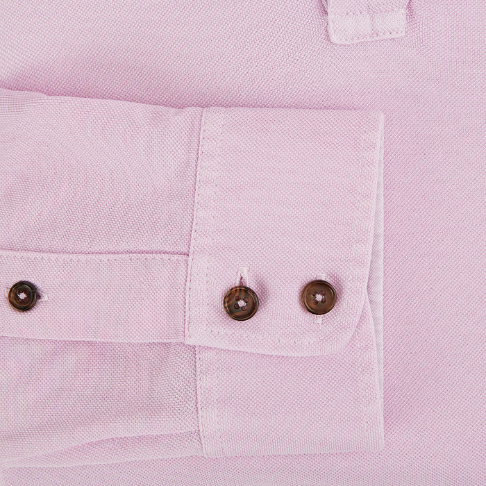 Pink Rugby Polo Shirt Image 3