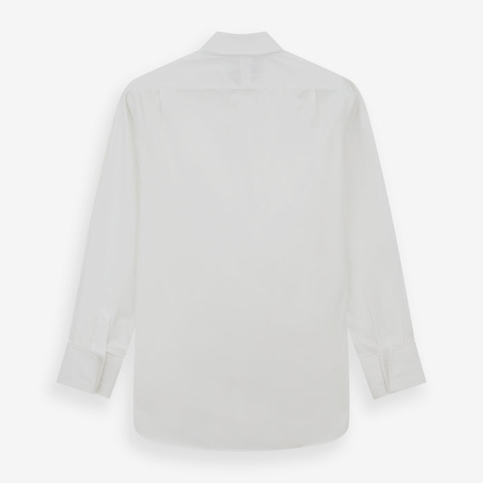 White Marcella Dress Shirt with T&A Collar and Double Cuffs Image 2