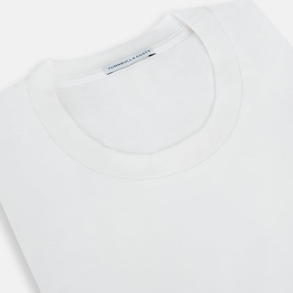 White Short-sleeve Fitted T-Shirt Image 1