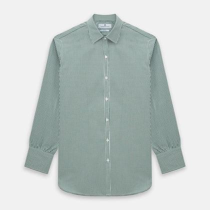 MELON GREEN MICRO SHADOW CHECK WESTMINSTER SHIRT