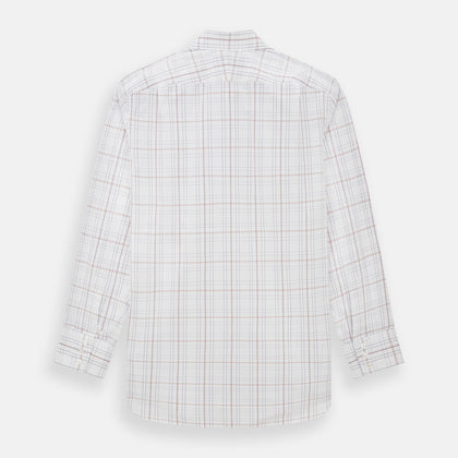 Purple and Rose Multi Check Mayfair Shirt Image 2