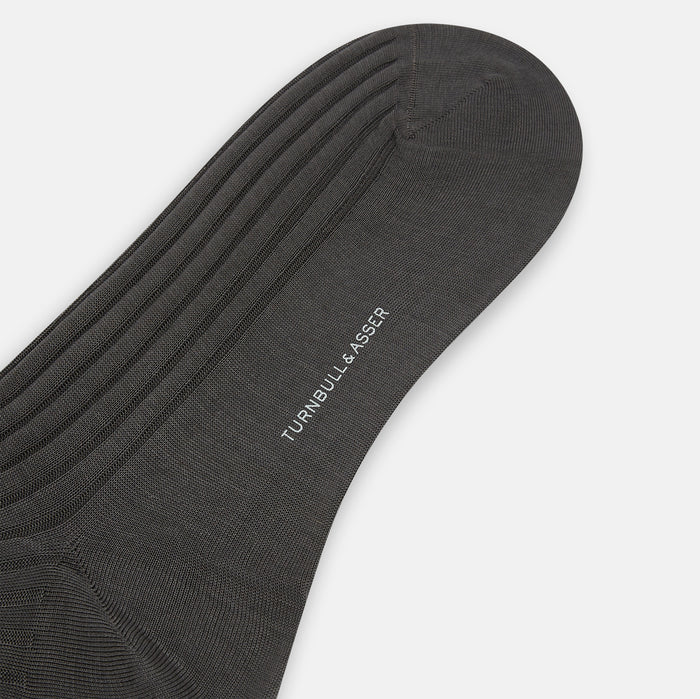 Concrete Mid-Length Socks Image 2