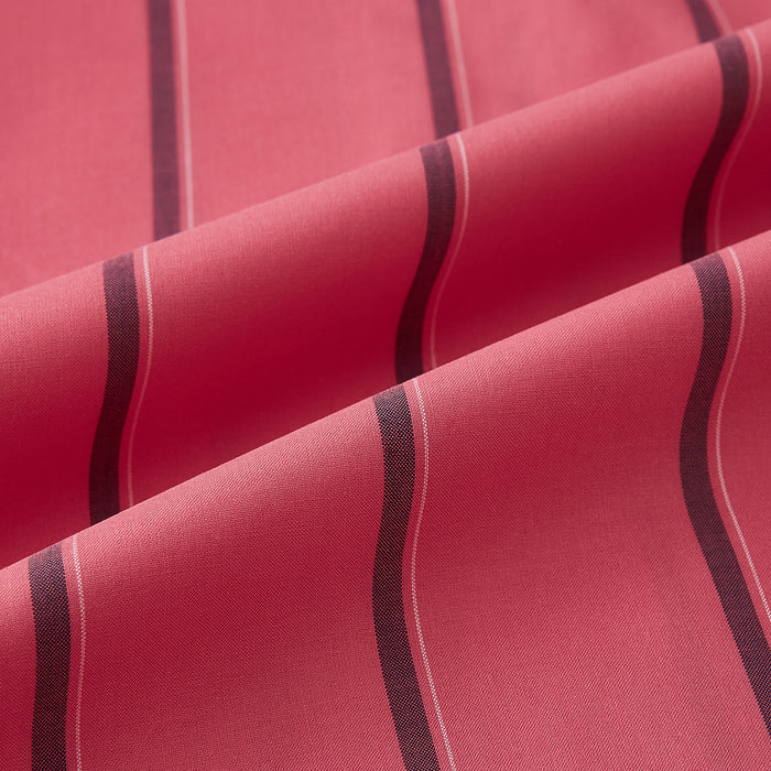 Coral Red Track Stripe Mayfair Shirt Image 5