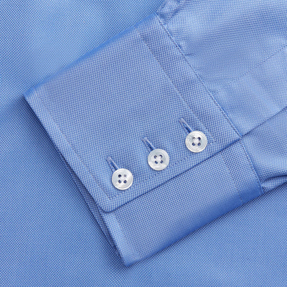 The World Is Not Enough Blue Cotton Istanbul Shirt As Seen on James Bond Image 4