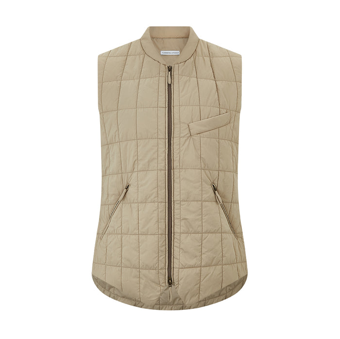 Sand Quilted Gilet Image 4