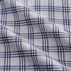 View 2 of product The Turnbull & Asser Grey Multi Check Cotton Tailored Fit Shelton Shirt is neatly laid flat on a white background.