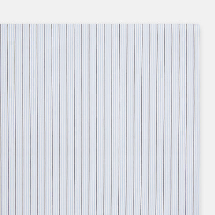 Hand Rolled Blue Multi Stripe Handkerchief Image 1