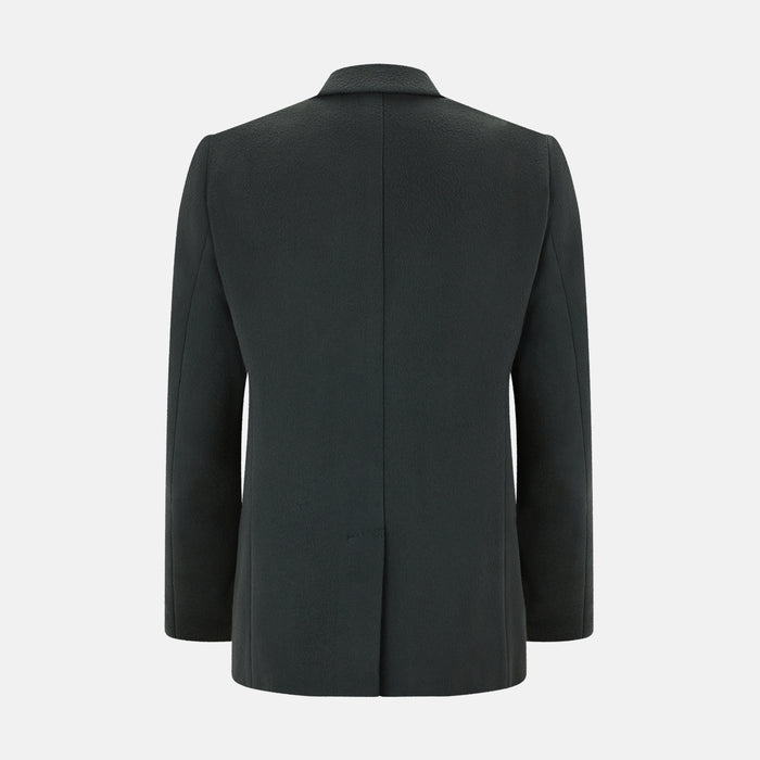 Moss Green Apsley Single-Breasted Caban Coat Image 2