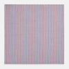 View 3 of product The Antique Pink Ticking Stripe Hand-Rolled Handkerchief by Turnbull & Asser features vertical stripes in antique pink, white, and navy blue, shown flat against a white background.